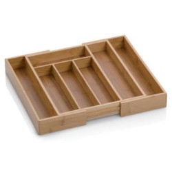 Range couvert 7p kalma extensible bois 32x28.5/39