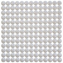 Tapis fond évier bulles blanc