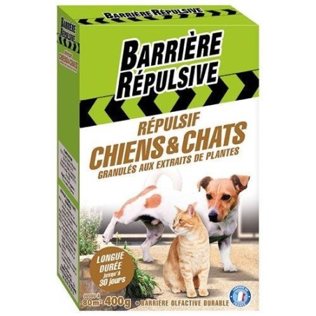 Répulsif chiens chats granulés prêts à l'emploi 400g /nc