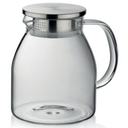 Pichet Luna 1,2L Verre 150° avec couvercle