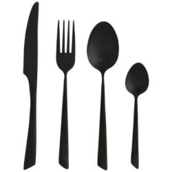 Ménagère 16 pièces Delta Black Finish