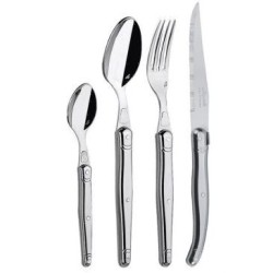 Ménagère 24 pièces Laguiole tout inox