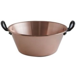 Bassine confiture cuivre 26cm 3L induction