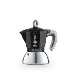 Cafetière induction Moka 2 tasses noire nouvelle version