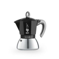 Cafetière induction Moka noire 4 tasses nouvelle version