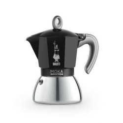 Cafetière induction Moka noire 6 tasses nouvelle version
