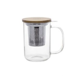 Mug infuseur verre simple paroi 450ml