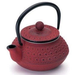 Théière 0.30l fonte rouge
