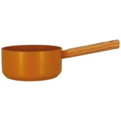 Casserole Ector 18cm alu revetu forge jaune manche bois