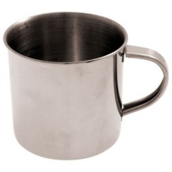 Tasse en inox 35cl paroi simple
