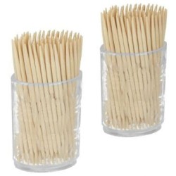 Cure dents bois tonnelet 2x100 587010