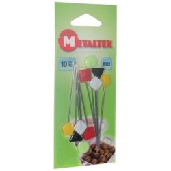 Pique bigorneaux inox x10 blister