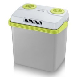 Glacière électrique 25L 3 en 1 gris et vert