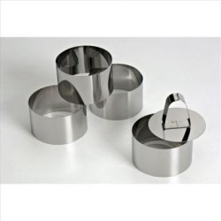 Lot de 4 cercles à mousse 7.5cm + poussoir