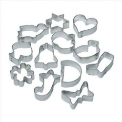 Découpoir assortis noël x12 s/cte 1012