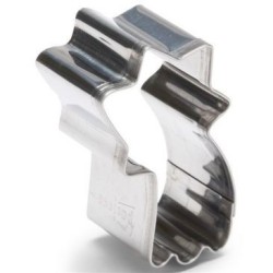 Découpoir étoile filante 8cm inox