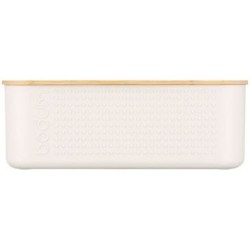 Bistro boite a pain pm 19 cm x 29 cm x h 11 cm blanc creme