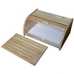 Boîte à pain+planche hevea