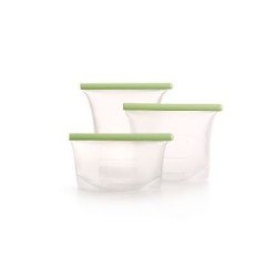 Bag réutilisable en silicone X3(0l5+1l+1l5)