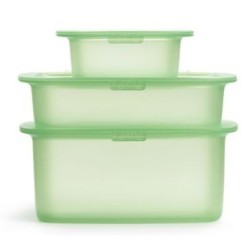Boites en silicone set de 3: (0.2L+0L5+1L) réutilisables
