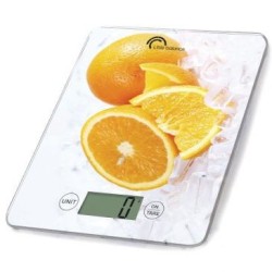 Balance de ménage électronique 5kg/1g orange glacée