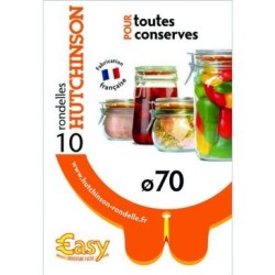 Rondelle universelle deux nez Ø70 80x56x2.5 sachet de 10