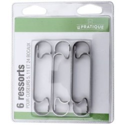 Lot 6 ressorts pour cuiseur 5-11- 24 bocaux Le Pratique