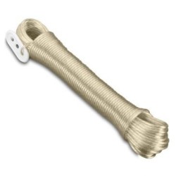 Corde linge 20m acier+tendeur couleur assorti 315405320