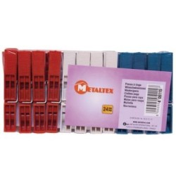 Pince linge plastique sachet 24 405115