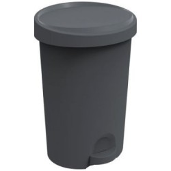 Poubelle à pédale Stepy 27l anthracite