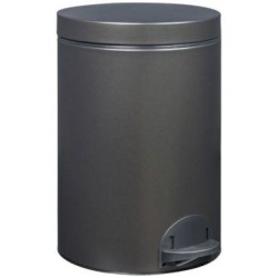Poubelle Elora 14l noir basalte
