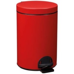Poubelle Elora 14l rouge