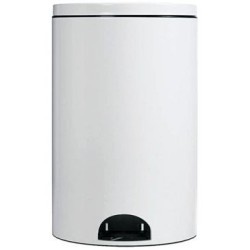 Poubelle 20L Elora blanc
