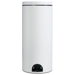 Poubelle Elora 30L blanc