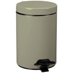 Poubelle Cyjeu 3l gris vert mat lisse