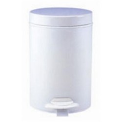 Poubelle Cyjeu salle de bain 3l blanc