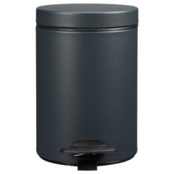 Poubelle Cyjeu salle de bain 3l gris anthracite mat