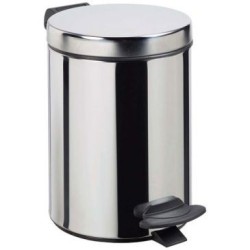 Poubelle Cyjeu salle de bain 3l inox