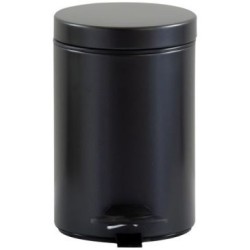 Poubelle Cyjeu salle de bain 3l noir basalte
