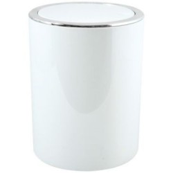 Poubelle Kamaka 6l sdb blanc