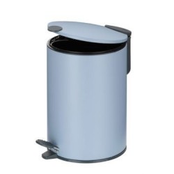 Poubelle Mats 3L métal bleu brouillard