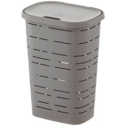 Coffre à linge signature 55l gris