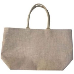 Sac cabas en jute naturel évasé 40x19x34 cm