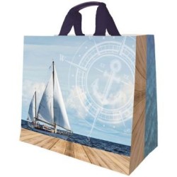 Sac cabas polypro tisse voile 33l dim.43x20x38cm