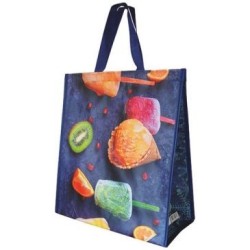 Sac cabas tisse isotherme 37+18x41cm glaces carrément givre