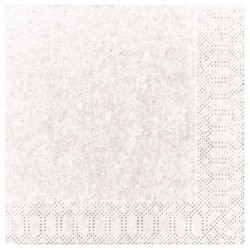 Serviette ouate 33x33cm 3 plis x20 blanc