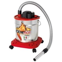 Aspirateur à cendres chaudes cenehot sur roues 18l 950w