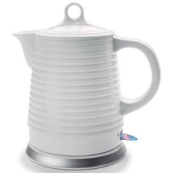 Bouilloire électrique 1l3 céramique blanc