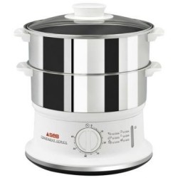 Cuiseur vapeur électrique Convenient 2 bols inox