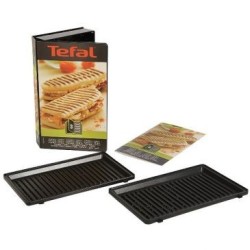 Plaques grill panini x2 + recettes Snack collection